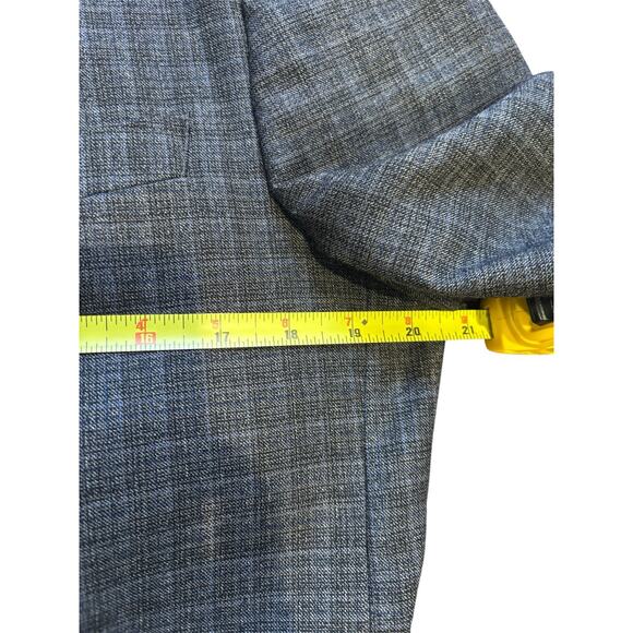 HUGO BOSS 38S Black Plaid "The James4" 100% Wool Hopsack Blazer $595 Sport Coat - Picture 8 of 16